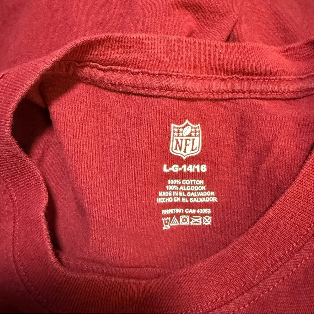 Like New NFL Redskins Football Logo Long Sleeved T-shirt